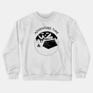 Adventure Time Camping Crewneck Sweatshirt